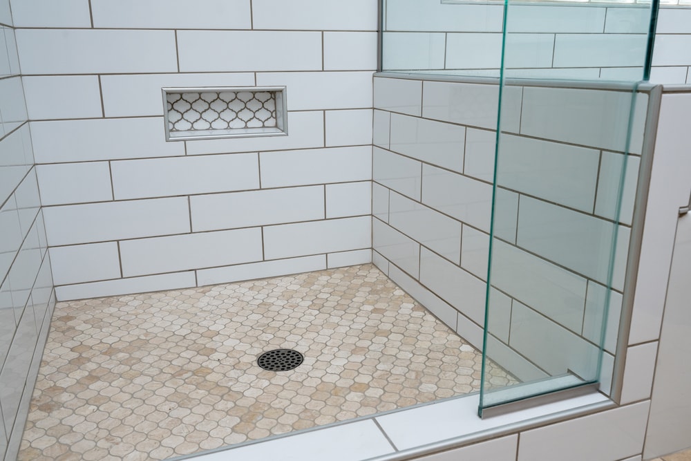 Chandler shower floor remodel