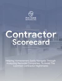 Contractor Scorecard from Phx Home Remodeling