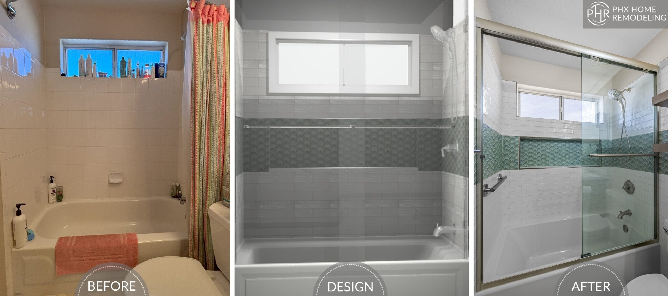 Garth And Stephanie's Outdated Guest Bathroom Reno Before &Amp; After In Phoenix Garth And Stephanie's Outdated Guest Bathroom Reno Before &Amp; After In Phoenix
