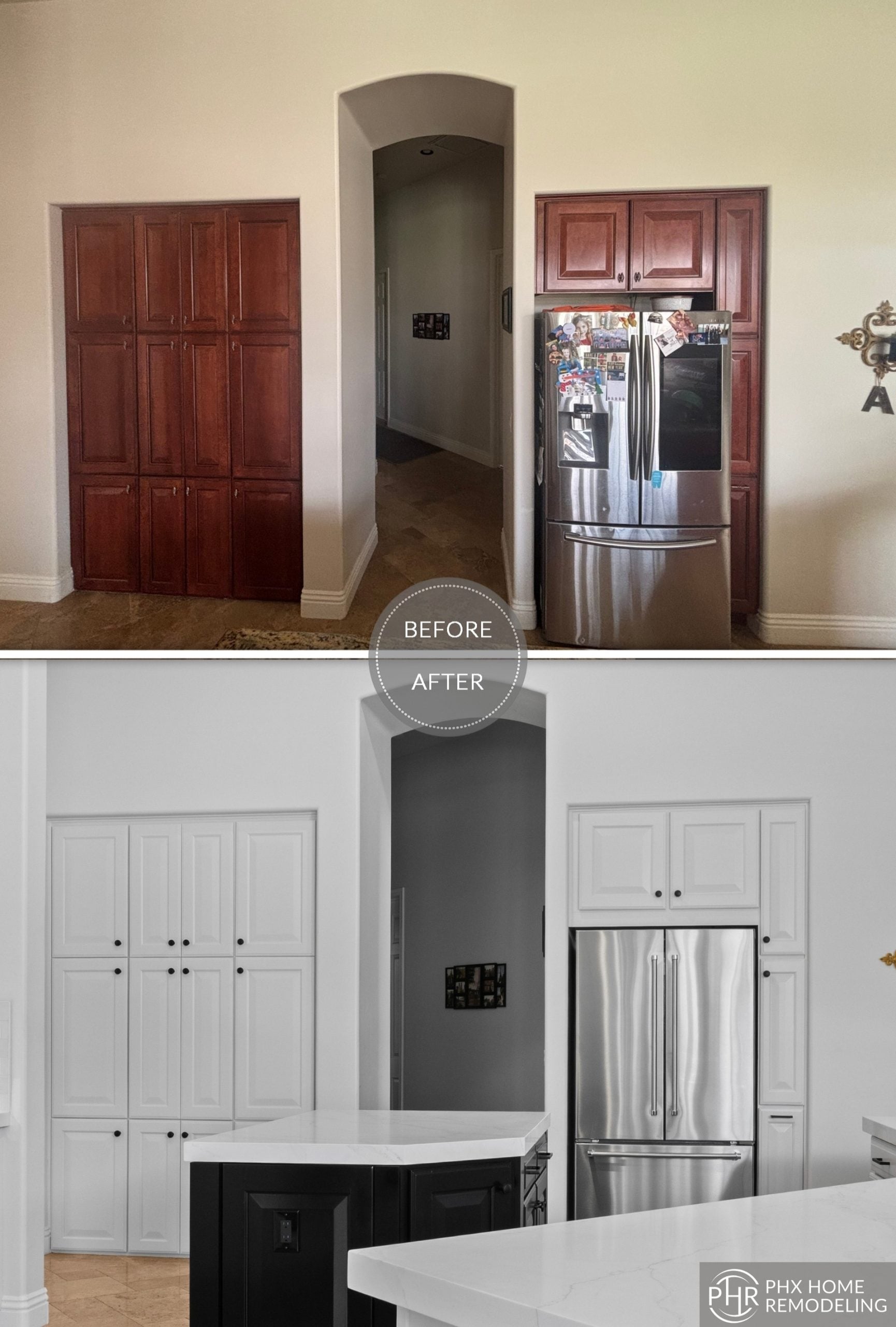 Jeremy's Outdated Kitchen Renovation Before And After In Chandler Az Jeremy's Outdated Kitchen Renovation Before And After In Chandler Az