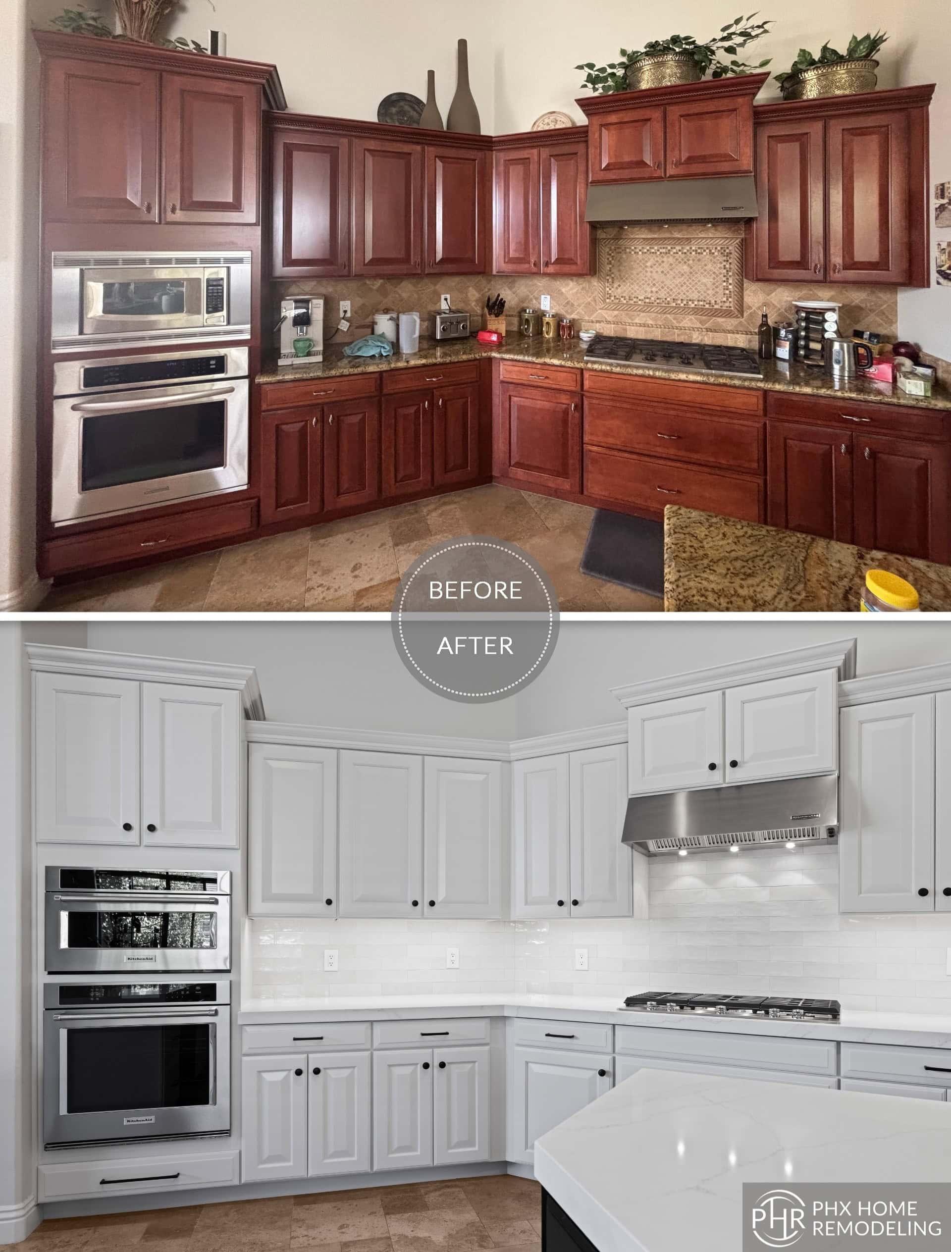 Jeremy's Outdated Kitchen Renovation Before And After In Chandler Arizona Jeremy's Outdated Kitchen Renovation Before And After In Chandler Arizona