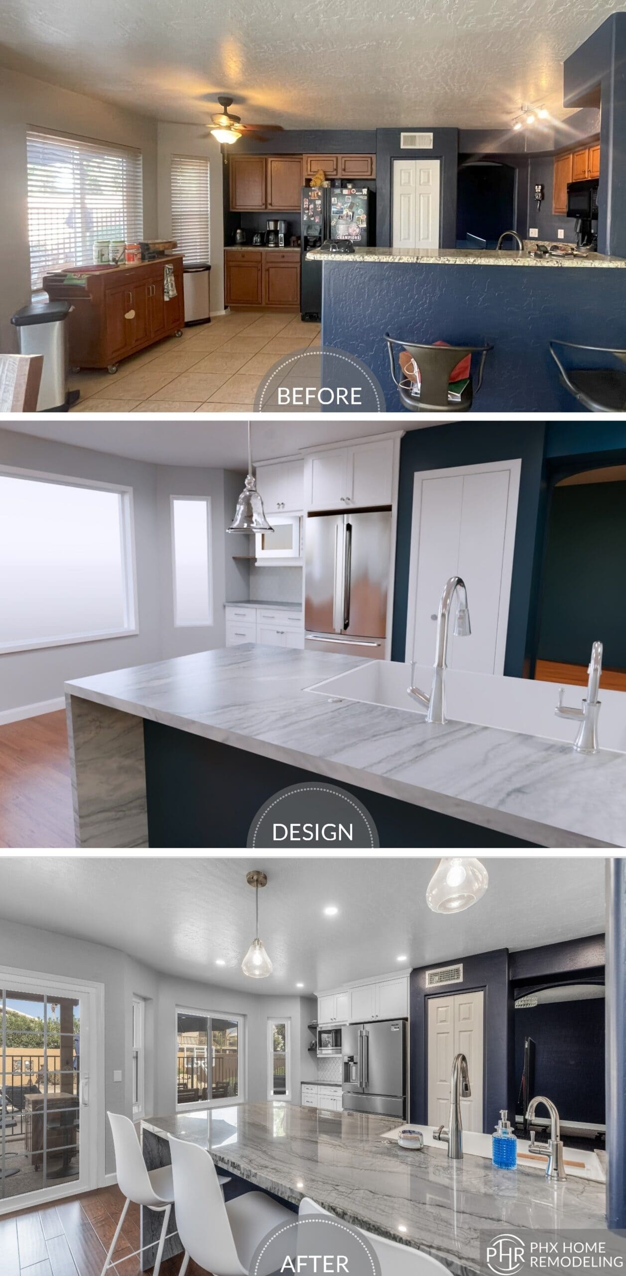Kate &Amp; Mike's Elegant Kitchen Makeover Before And After Photo Kate &Amp; Mike's Elegant Kitchen Makeover Before And After Photo