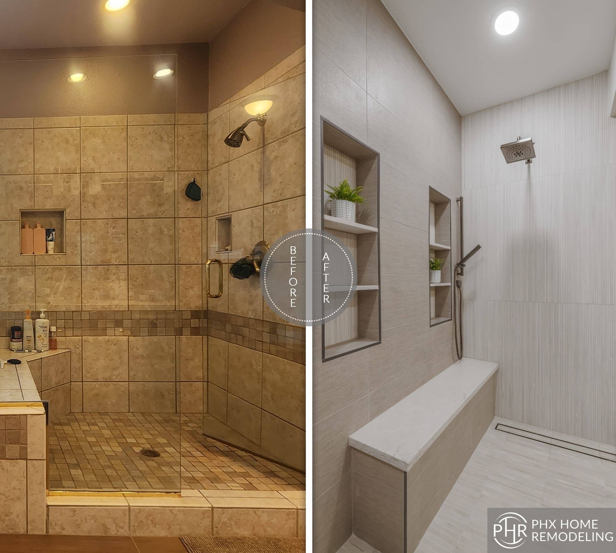 Laveen Arizona Master Bathroom Remodel Stunning Transformation Picture