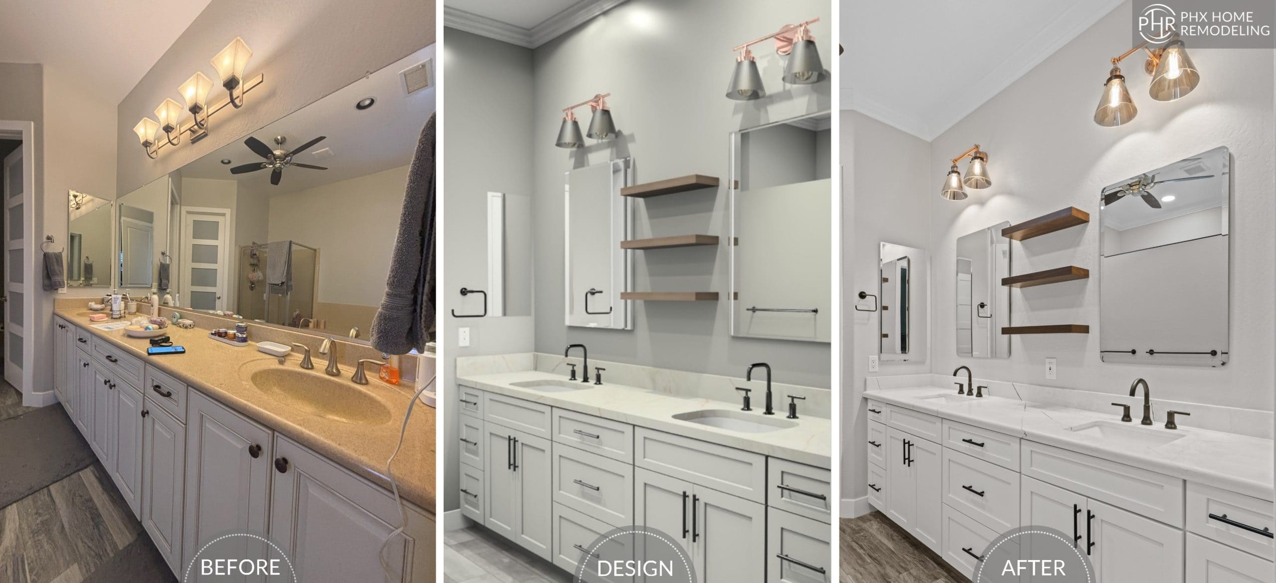 fabulous primary bathroom remodel before & after photo fabulous primary bathroom remodel before & after photo