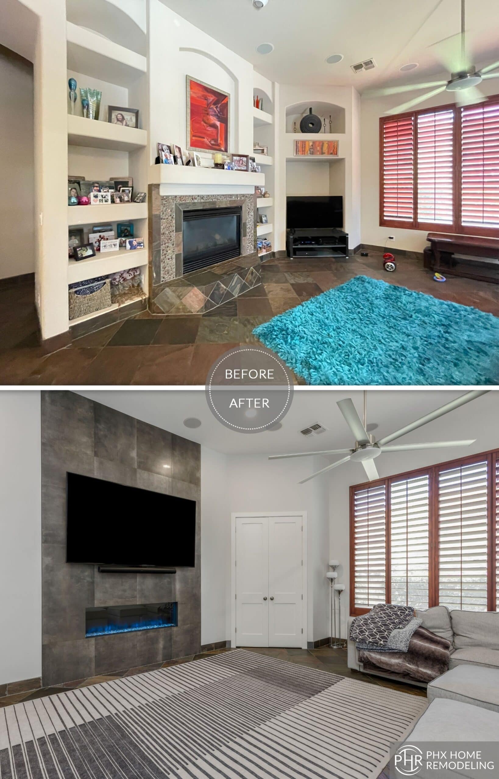 See The Amazing Transformation Of Our Living Room Remodel With Before And After Shots - General Contractor Services