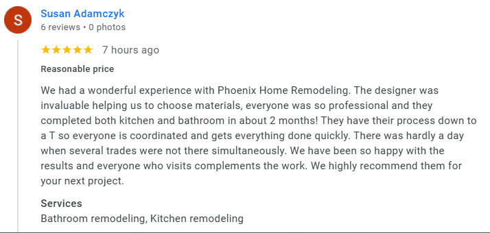 Susan Adamczyk - Review - Home Remodel Susan Adamczyk - Review - Home Remodel
