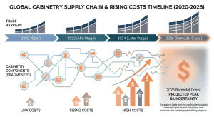 The Cabinet Tariff Effect Quantifying the Impact on 2026 Kitchen and Bath Remodel Budgets The Cabinet Tariff Effect - Quantifying the Impact on 2026 Kitchen and Bath Remodel Budgets