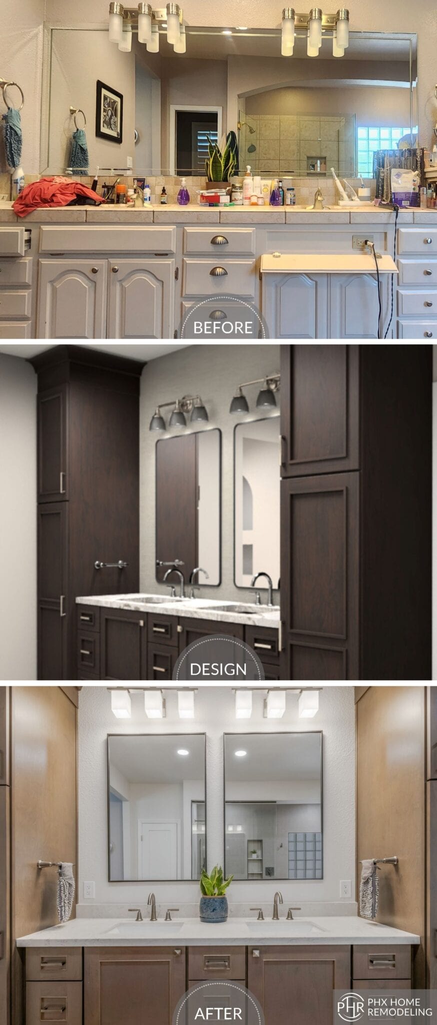 Kate & Steve's Master Bathroom Makeover In Los Tesoros