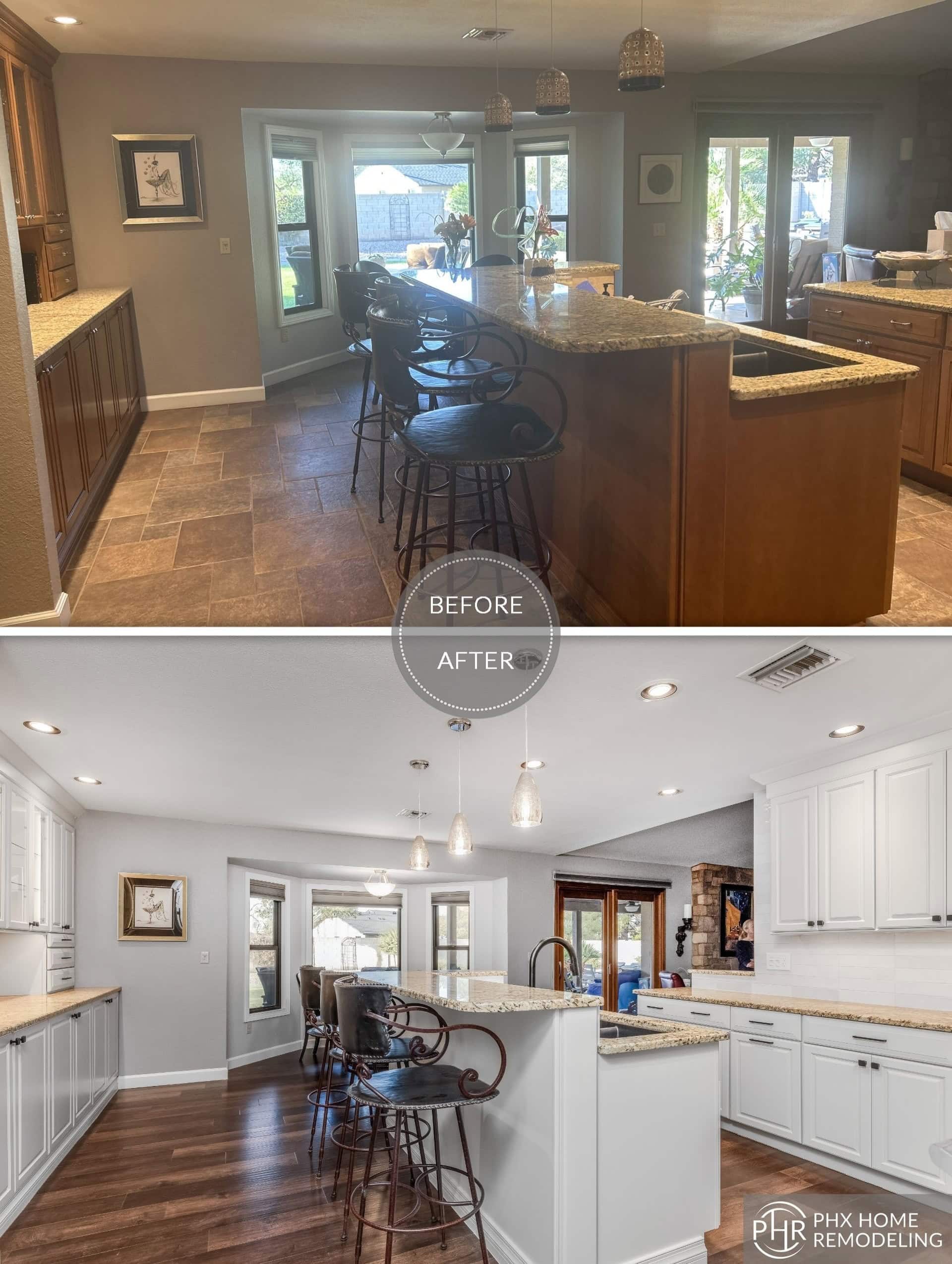kitchen in tempe before and after kitchen in tempe before and after