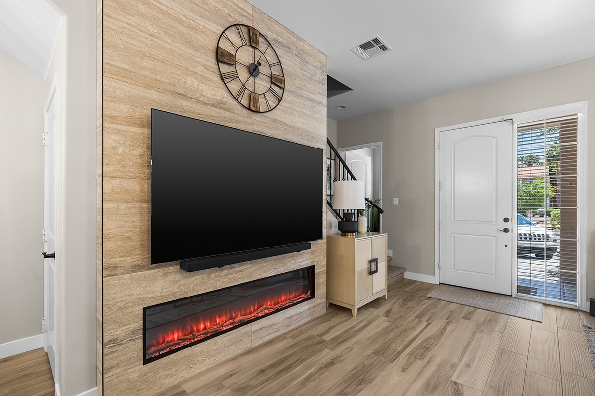 modern fireplace reno in Chandler modern fireplace reno in Chandler