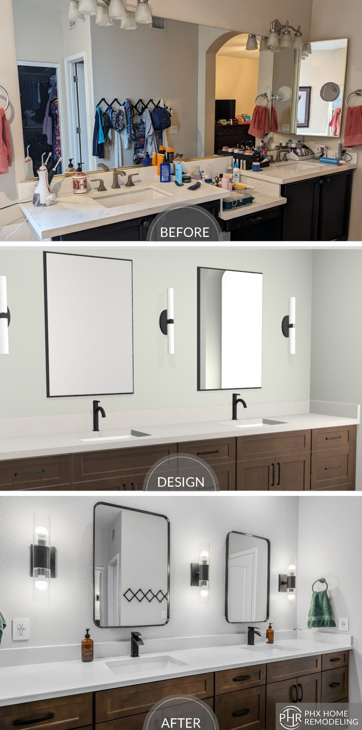 stylish bathroom renovation before & after photo stylish bathroom renovation before & after photo